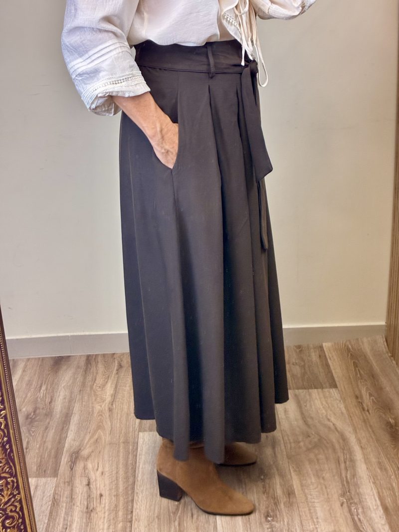 FALDA MIDI PLIEGUES ZAIDA - Imagen 3