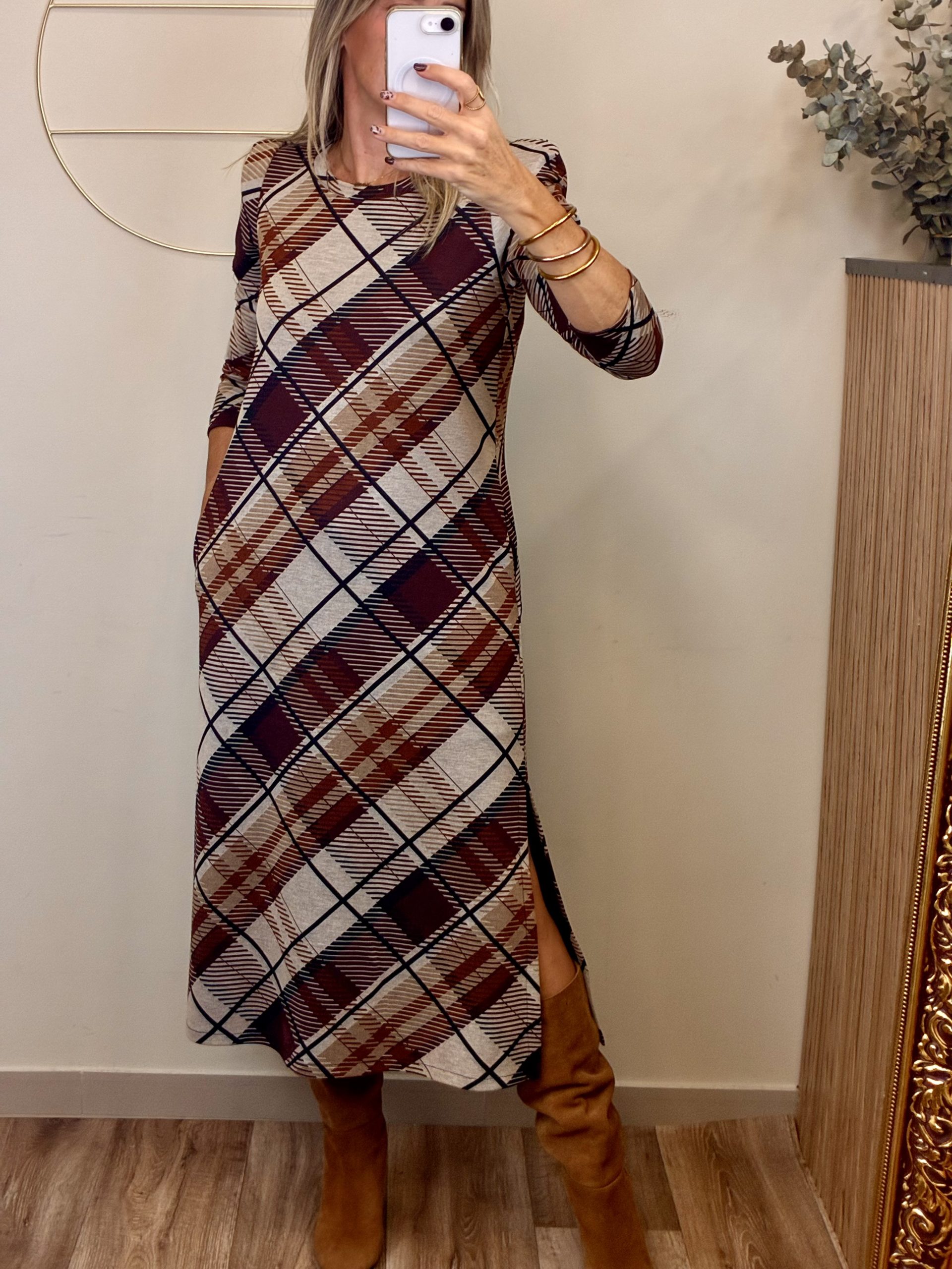 VESTIDO CUADROS VERSALLES