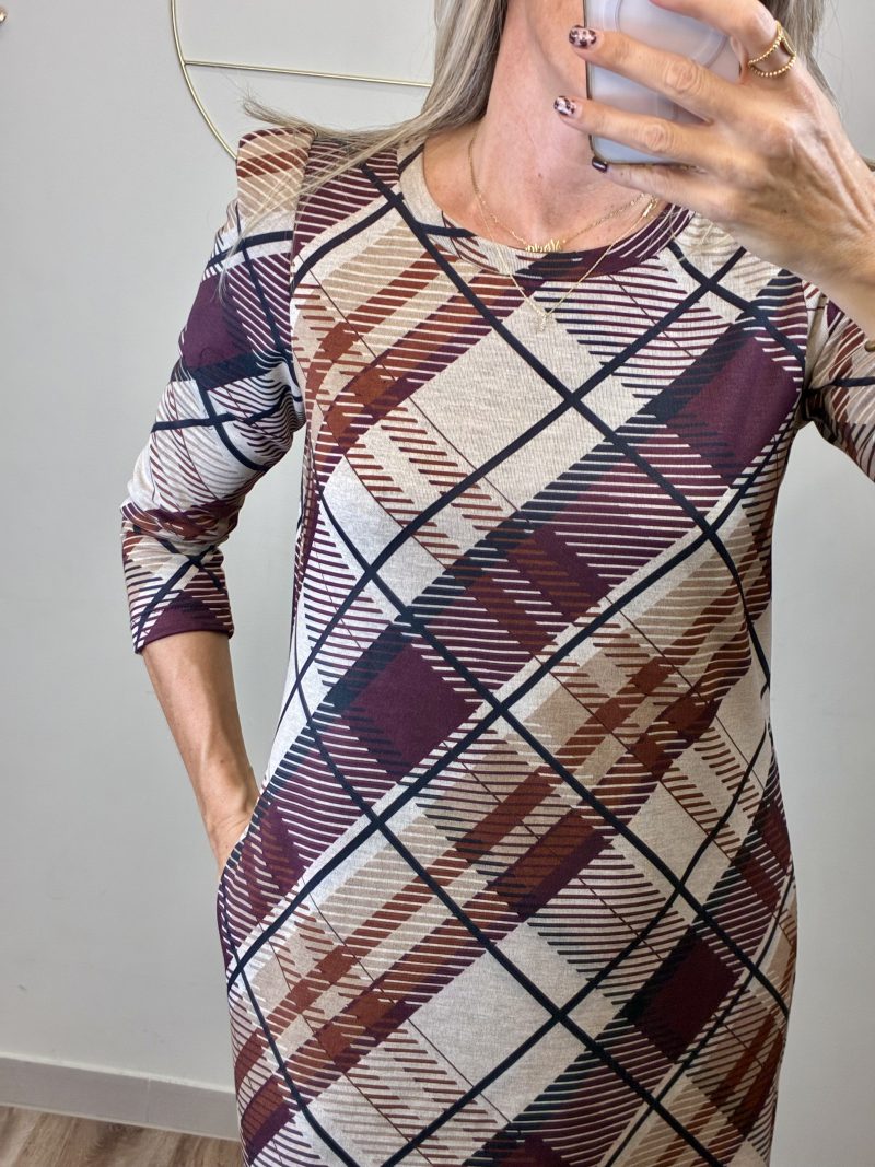VESTIDO CUADROS VERSALLES - Imagen 2