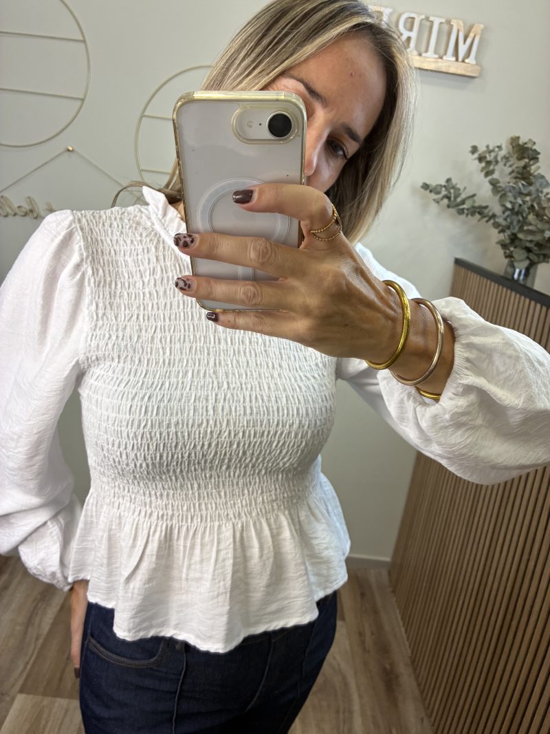 BLUSA NIDO DE ABEJA - Imagen 3