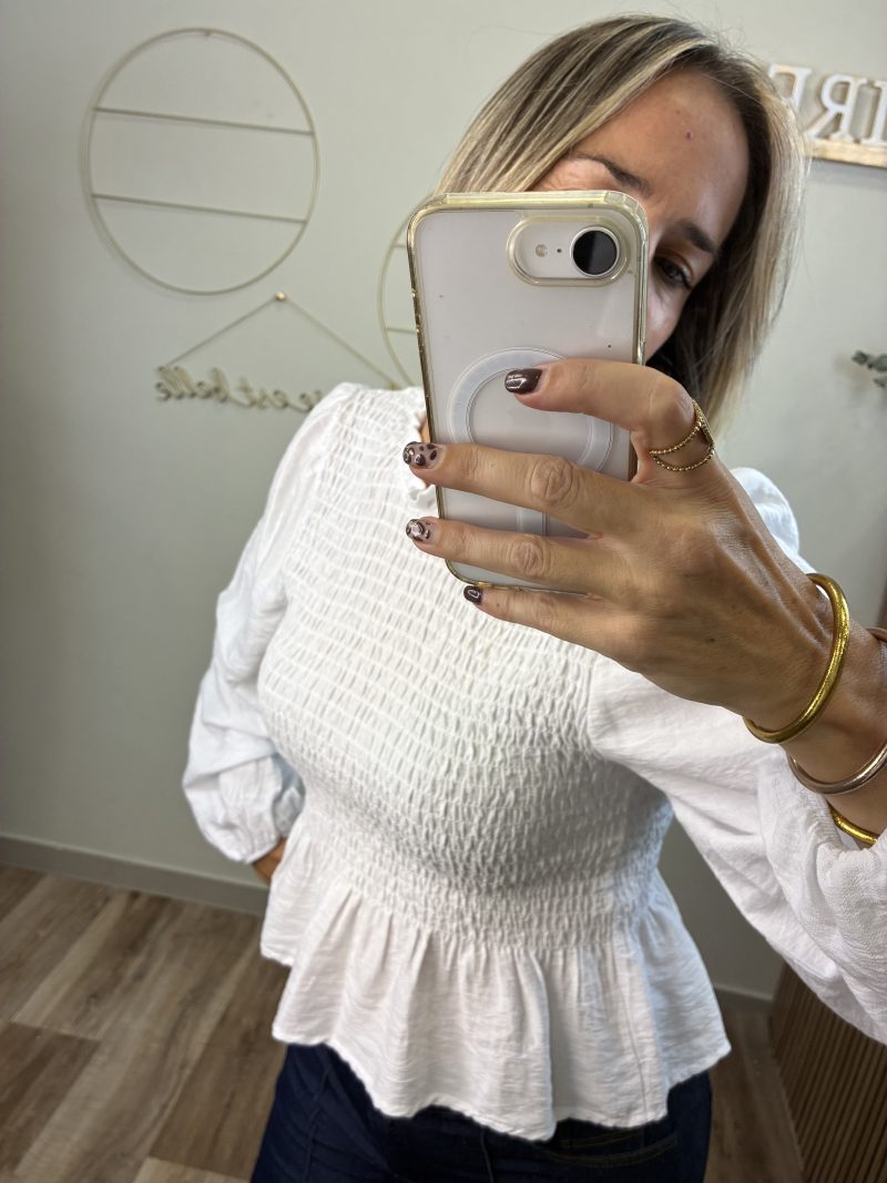 BLUSA NIDO DE ABEJA - Imagen 4