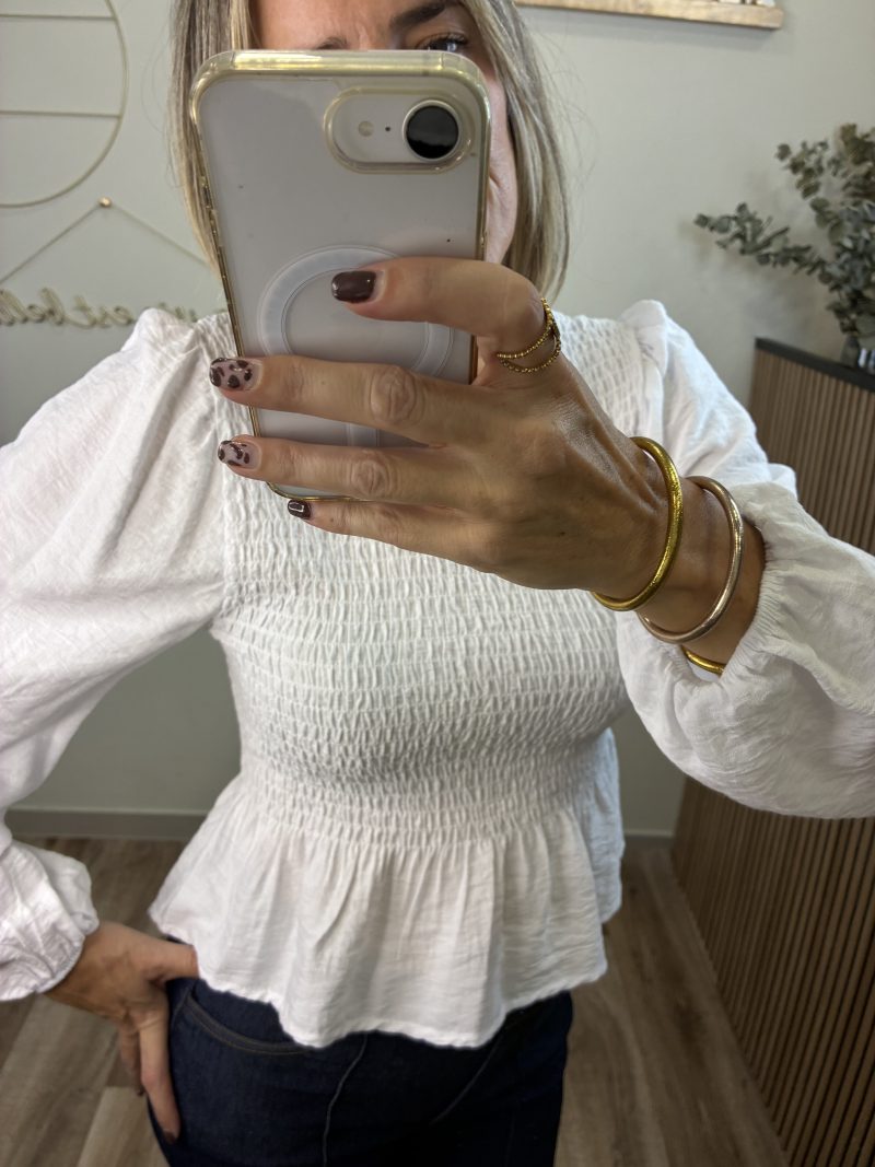 BLUSA NIDO DE ABEJA - Imagen 5
