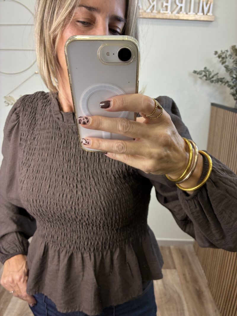 BLUSA NIDO DE ABEJA - Imagen 5