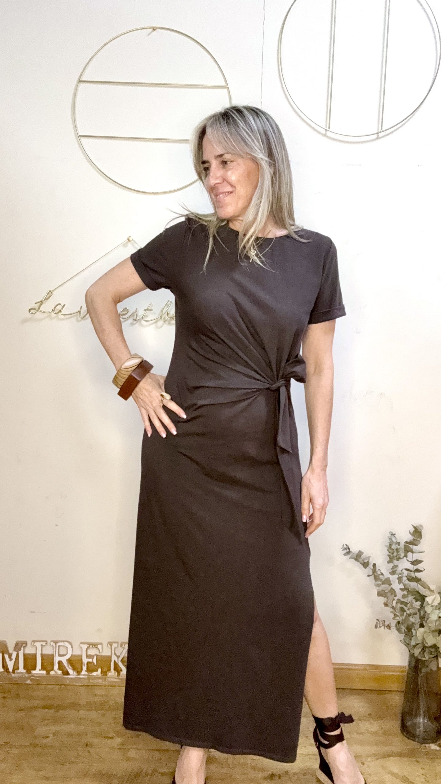 VESTIDO ESTEFANIA NUDO - Imagen 7
