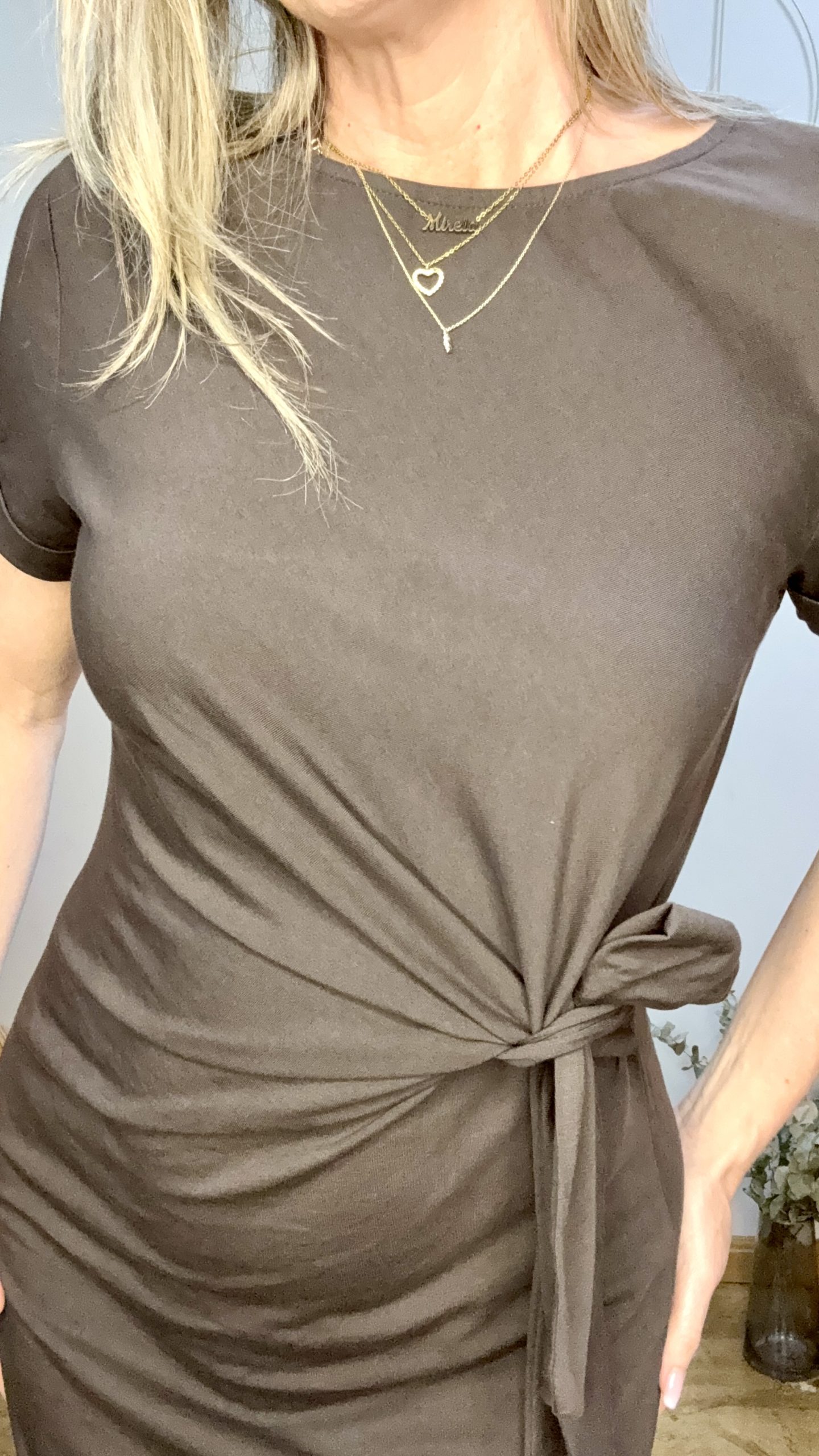VESTIDO ESTEFANIA NUDO - Imagen 8