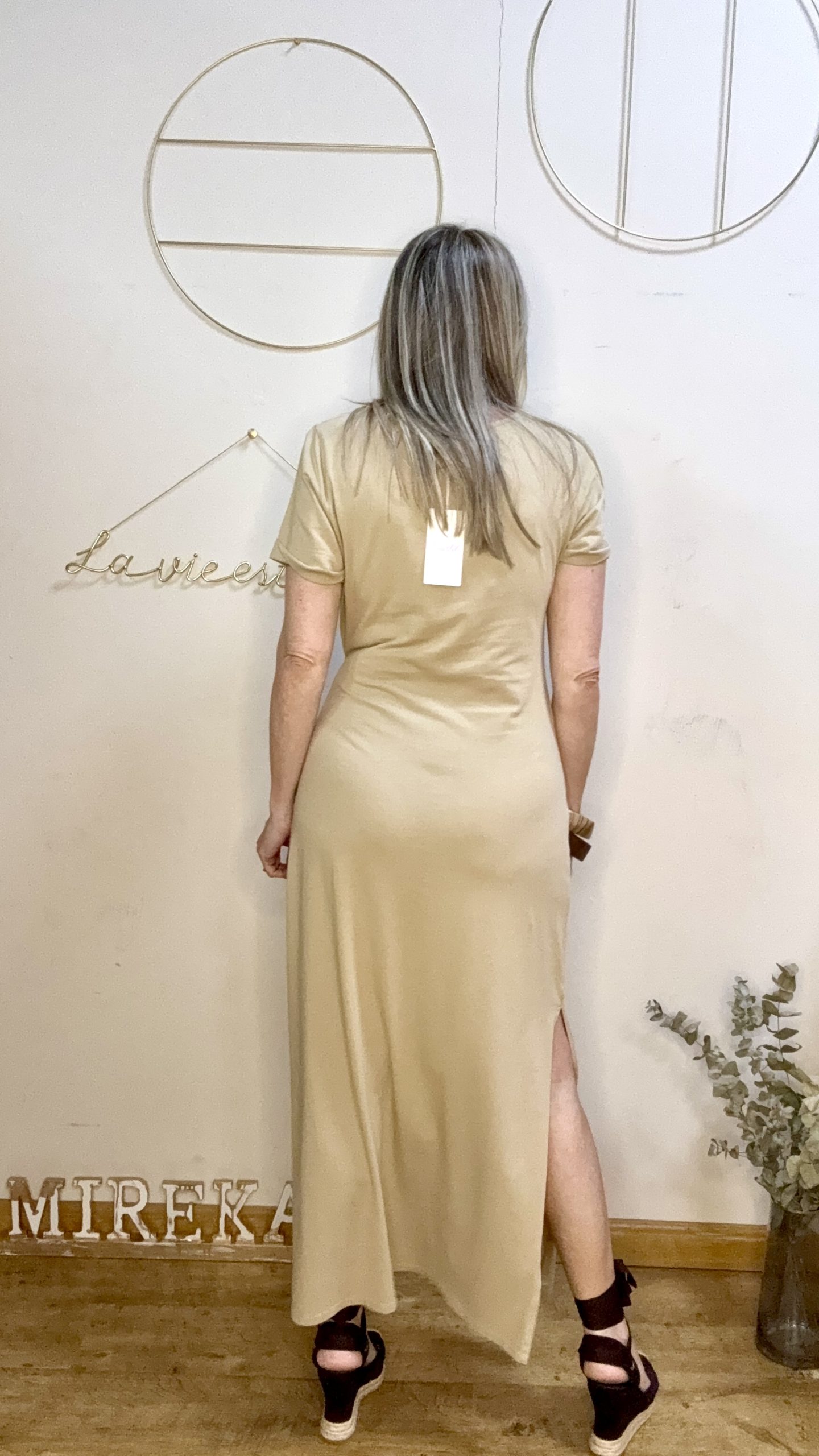 VESTIDO ESTEFANIA NUDO - Imagen 4